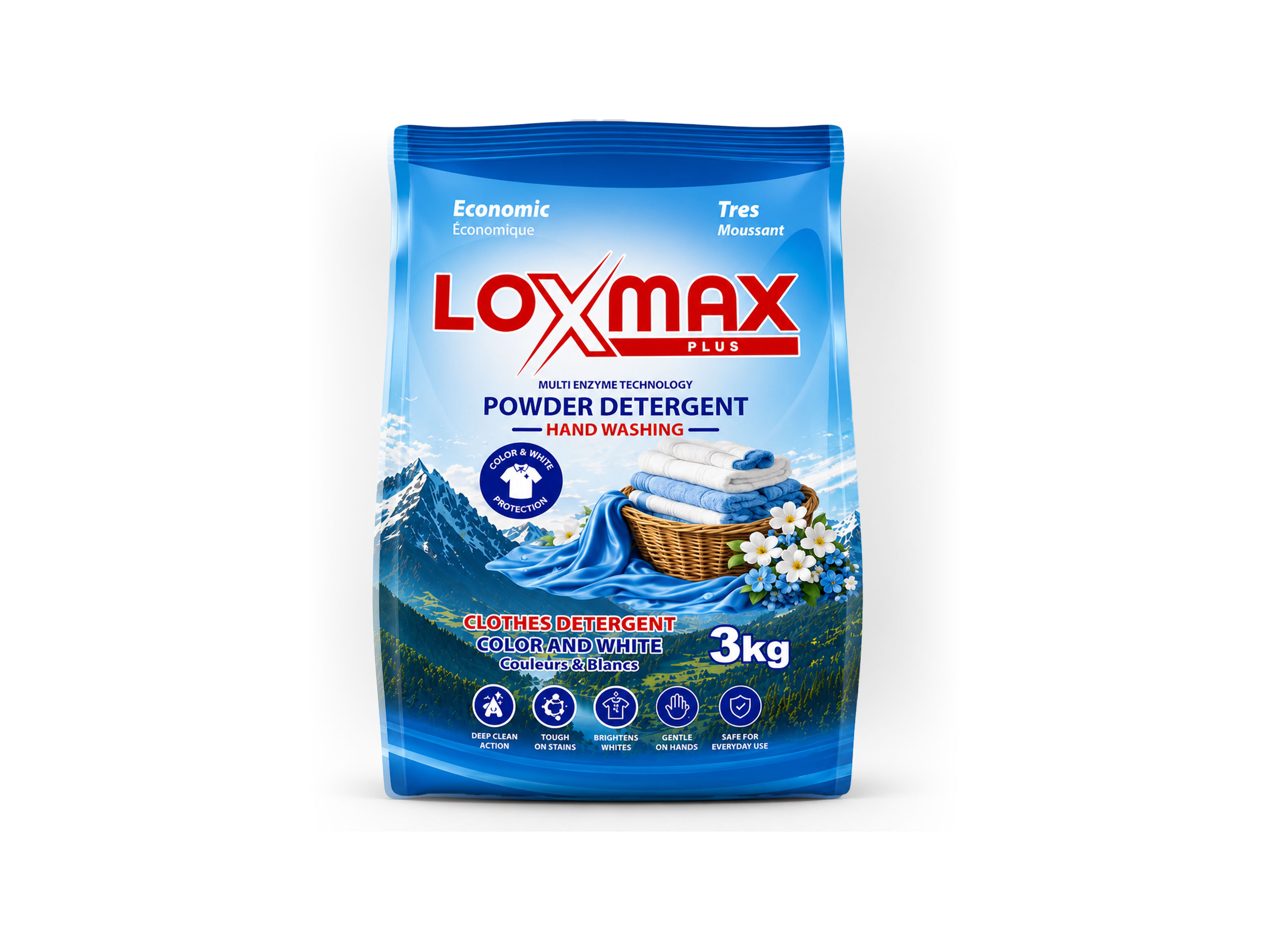 Loxmax Plus Hand Wash Powder Detergent 3 Kg | Loxmax | Profesyonel Temizlik ve Hijyen Ürünleri Üreticisi | Endüstriyel Çamaşır Suları, Güçlü Yüzey Temizleyiciler, Lavabo ve Gider Açıcılar, Etkili Bulaşık Yıkama Ürünleri ve Tamamlayıcı Temizlik Çözümleri ile Türkiye Geneli Kaliteli Üretim ve Güvenilir Tedarik