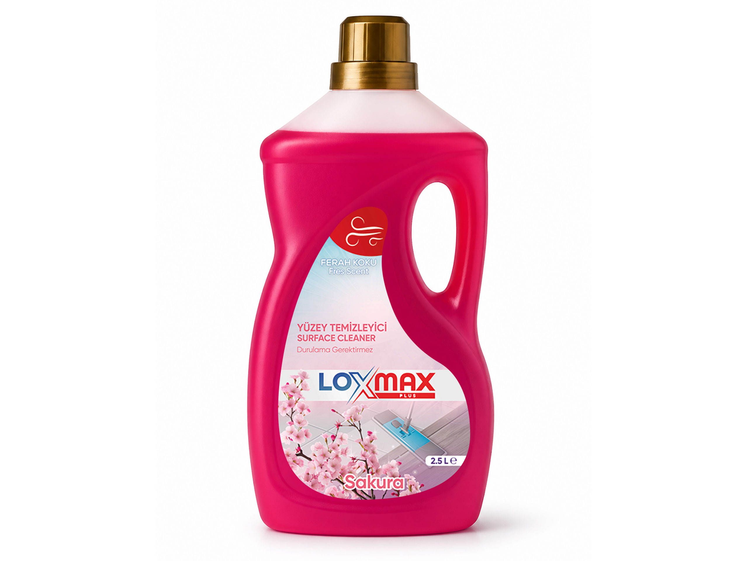 Loxmax Plus Sakura Surface Cleaner 2.5 L | Loxmax | Profesyonel Temizlik ve Hijyen Ürünleri Üreticisi | Endüstriyel Çamaşır Suları, Güçlü Yüzey Temizleyiciler, Lavabo ve Gider Açıcılar, Etkili Bulaşık Yıkama Ürünleri ve Tamamlayıcı Temizlik Çözümleri ile Türkiye Geneli Kaliteli Üretim ve Güvenilir Tedarik